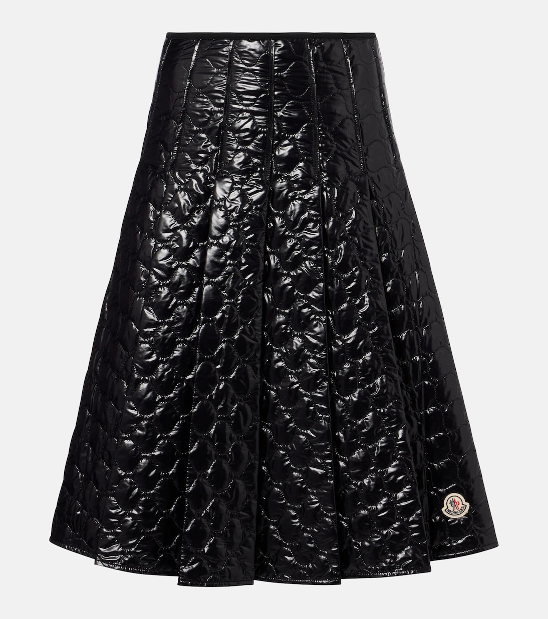 Moncler - Quilted midi skirt