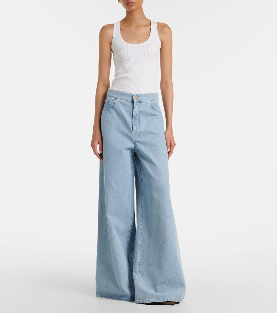 Max Mara - High-rise wide-leg jeans