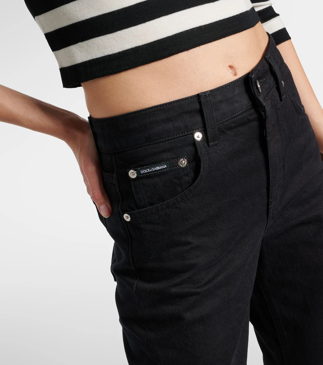 Dolce&Gabbana - High-rise slim jeans