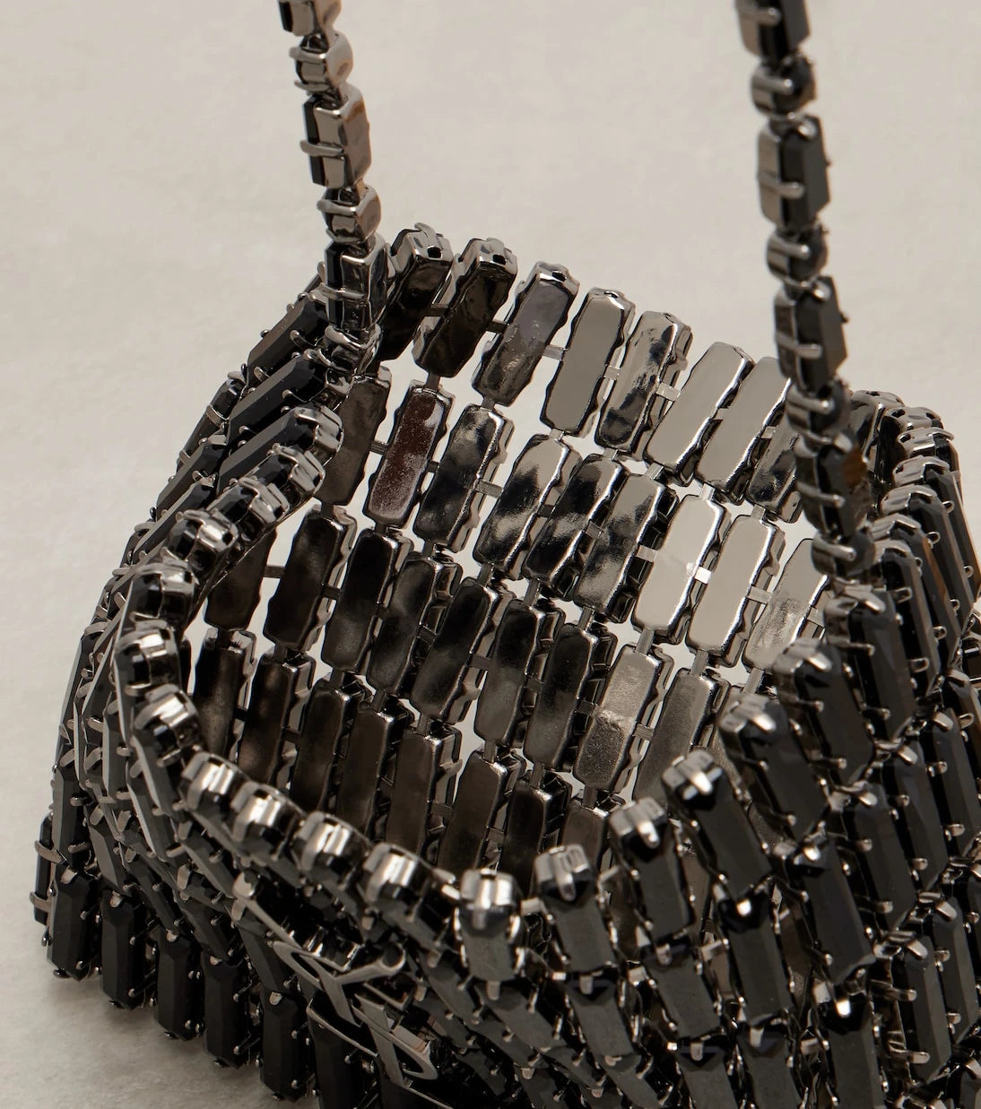 Saint Laurent - Cassandre Micro embellished shoulder bag