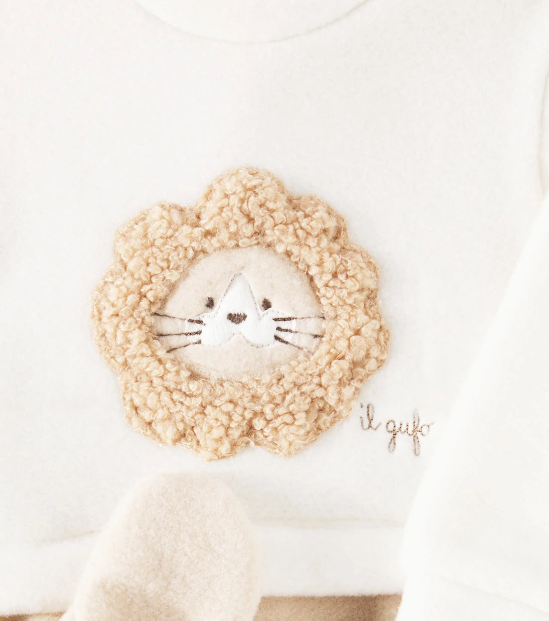Il Gufo - Baby patch-appliqué onesie