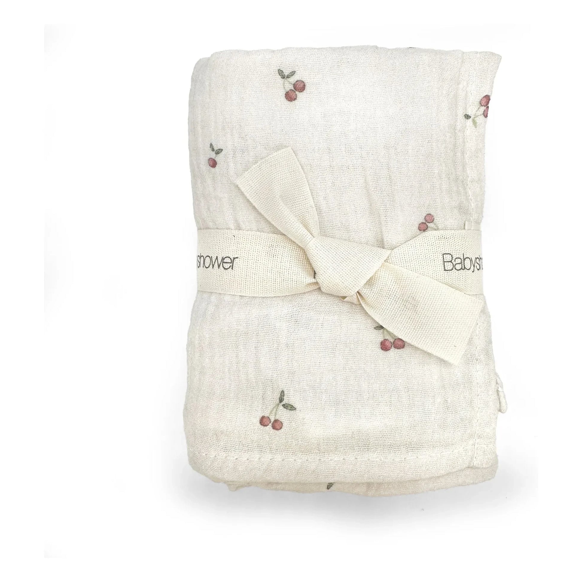 Babyshower - Cherries Nappies - Set of 3 | Ecru