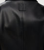 LOEWE Black Leather Buckled Shirt Jacket