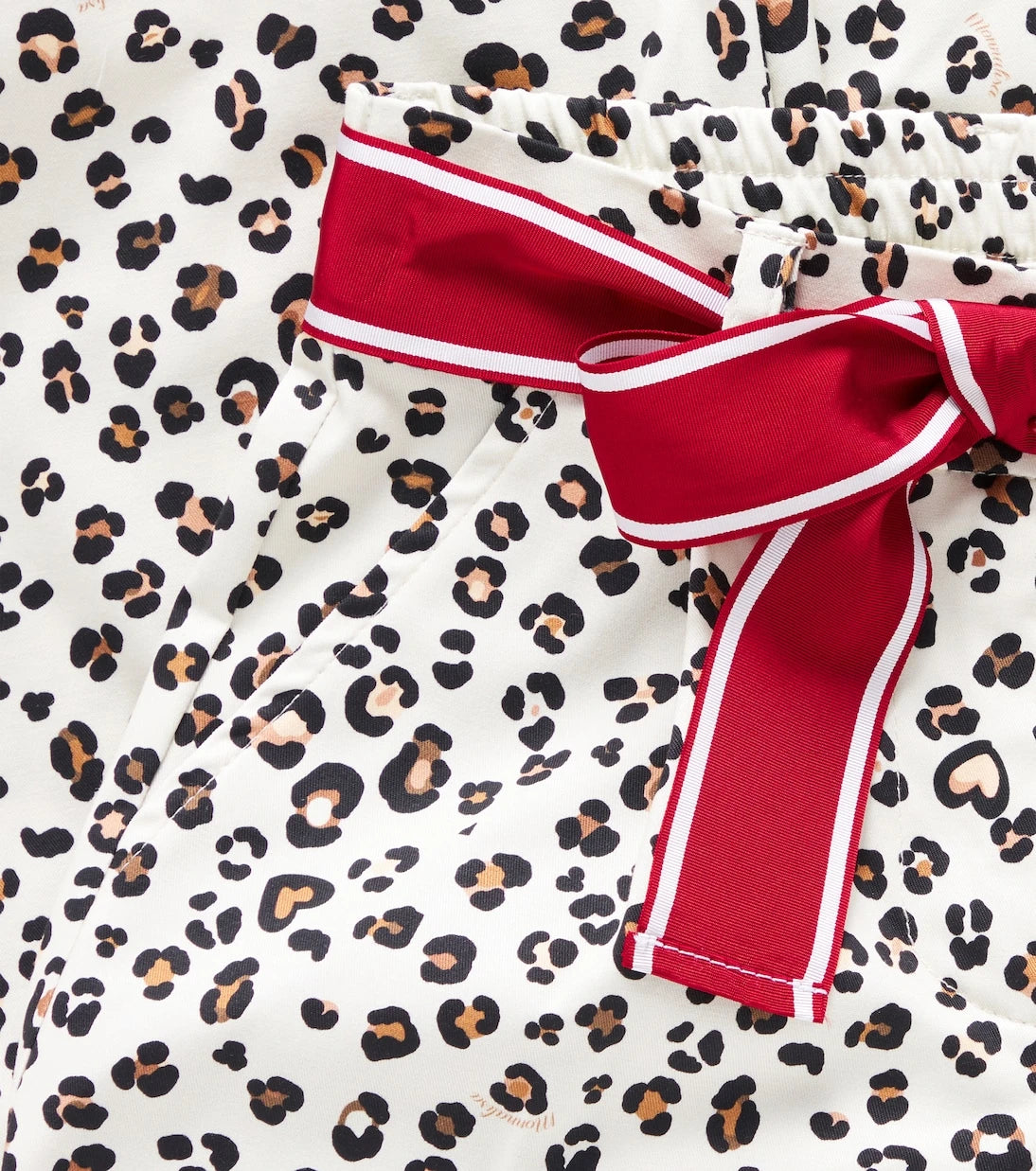 Monnalisa - Leopard-print cotton-blend pants