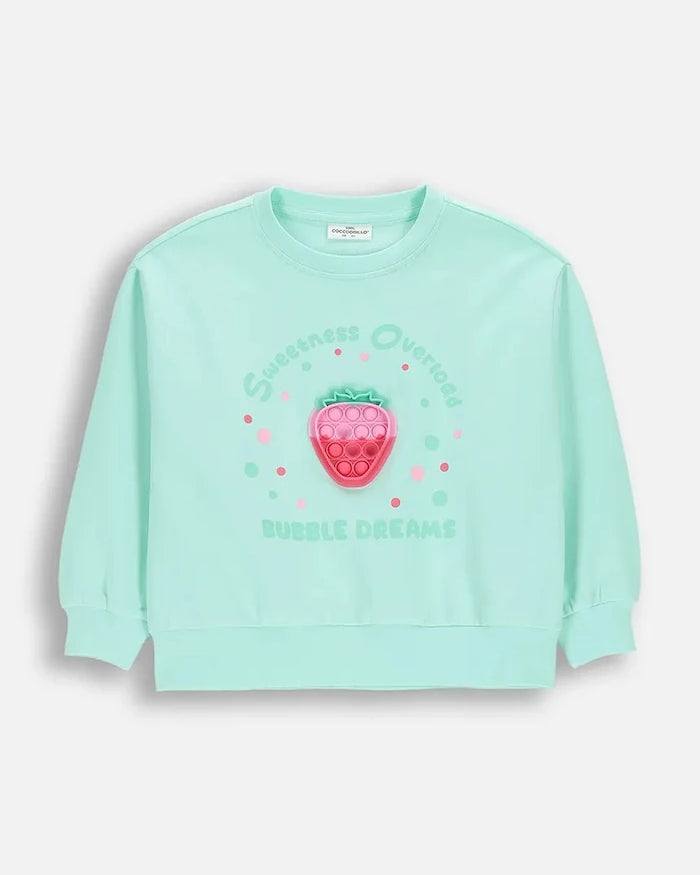 Pamuklu çocuk sweatshirt Coccodrillo