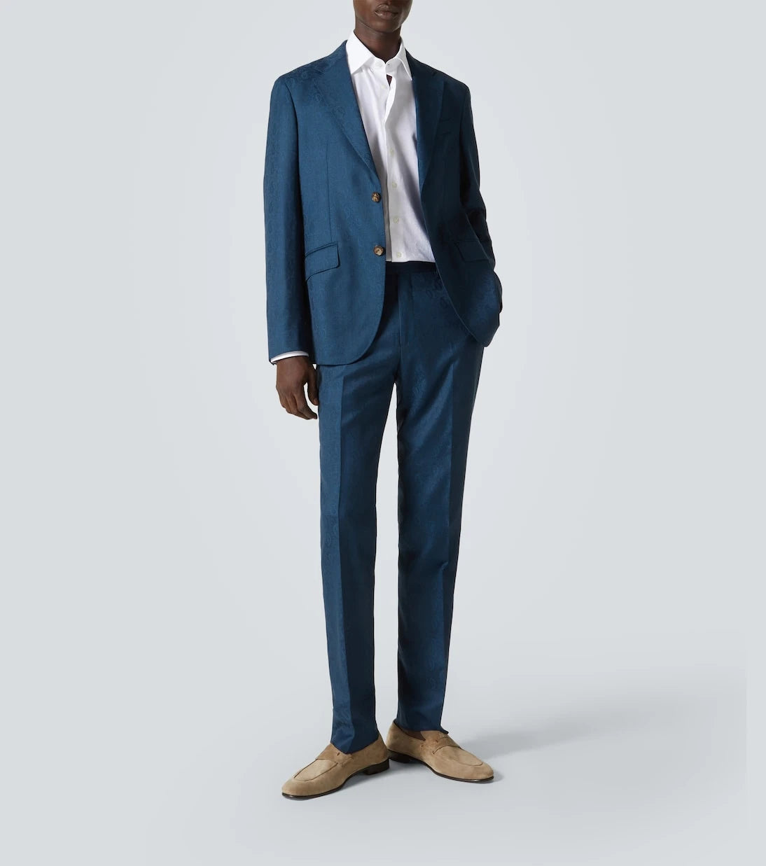Etro - قميص روما قطن جاكار