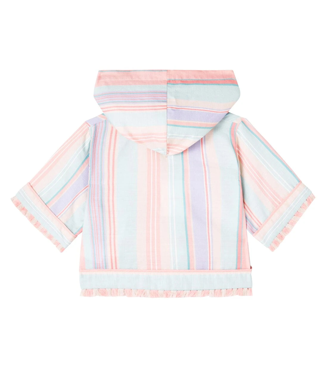 Zimmermann Kids - Cascadian striped hooded top