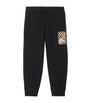 Burberry Kids Cotton Check Label Sweatpants (3-12 Years)