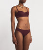 Burgundy Zahara Bikini Top