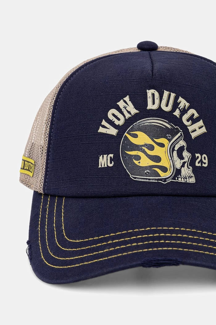 Von Dutch erkek pamuklu trucker şapka