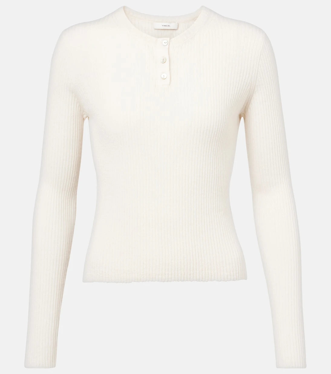 Vince - Cashmere and silk Henley shirt