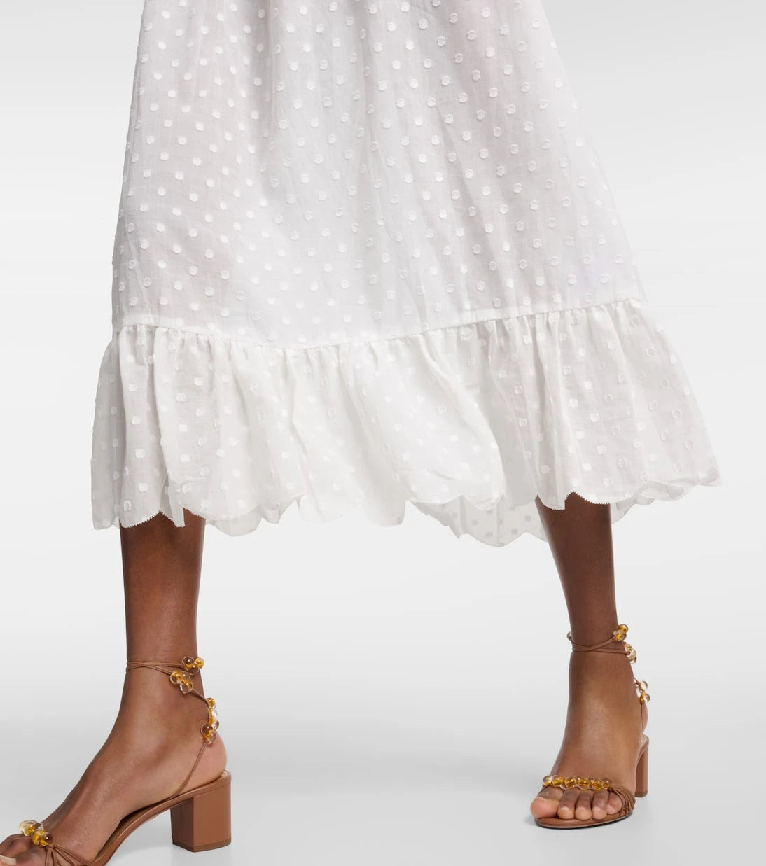 Marysia - Off-shoulder cotton midi dress