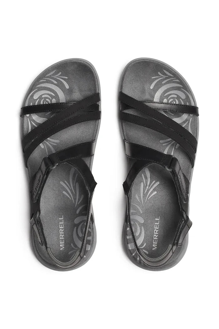 Merrell kadın açık topuklu deri sandalet HARBOR BACKSTRAP