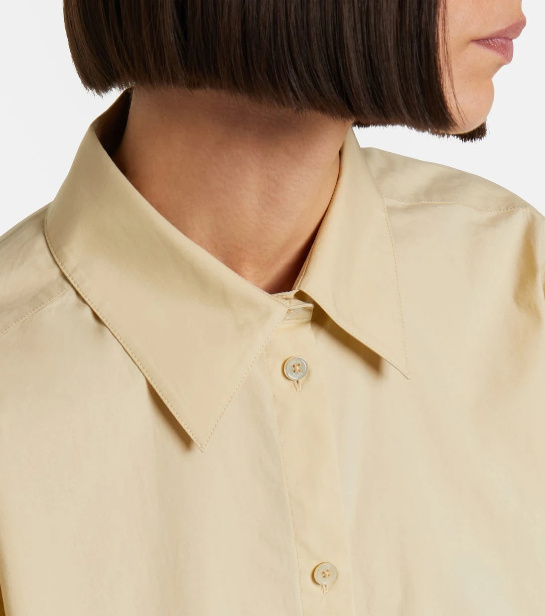 Toteme - Oversized cotton poplin shirt
