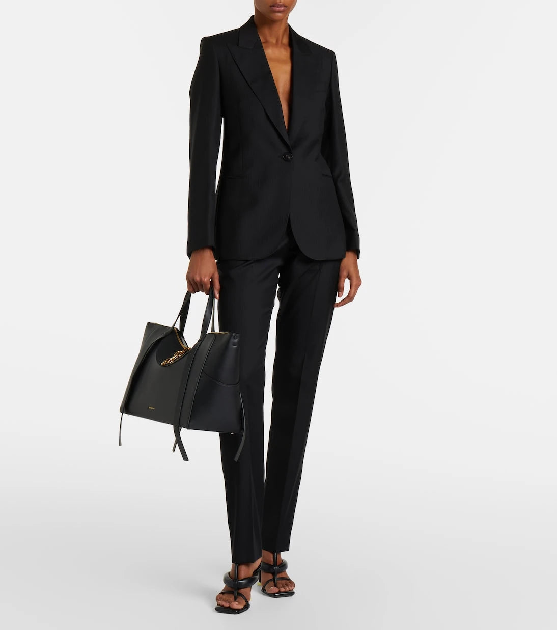 Givenchy - The Snatch Large leather tote bag