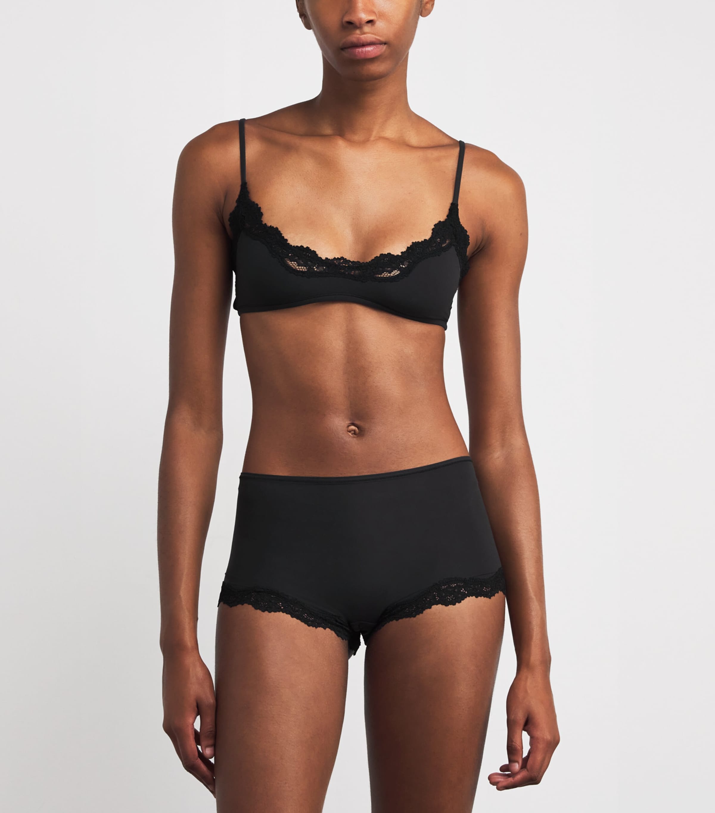 Skims Black Fits Everybody Boyshort Briefs