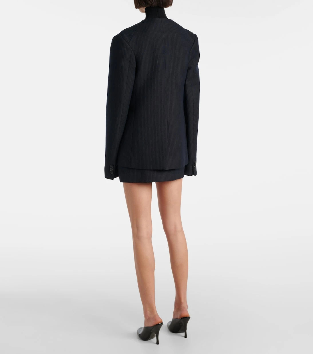 Khaite - Jameson pinstripe wool-blend jacket