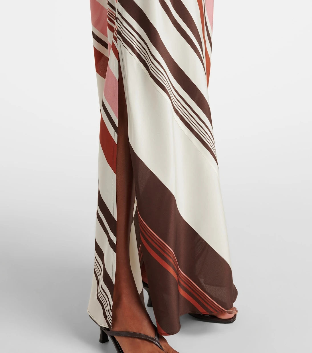 SIR - Thistle striped silk satin maxi dress