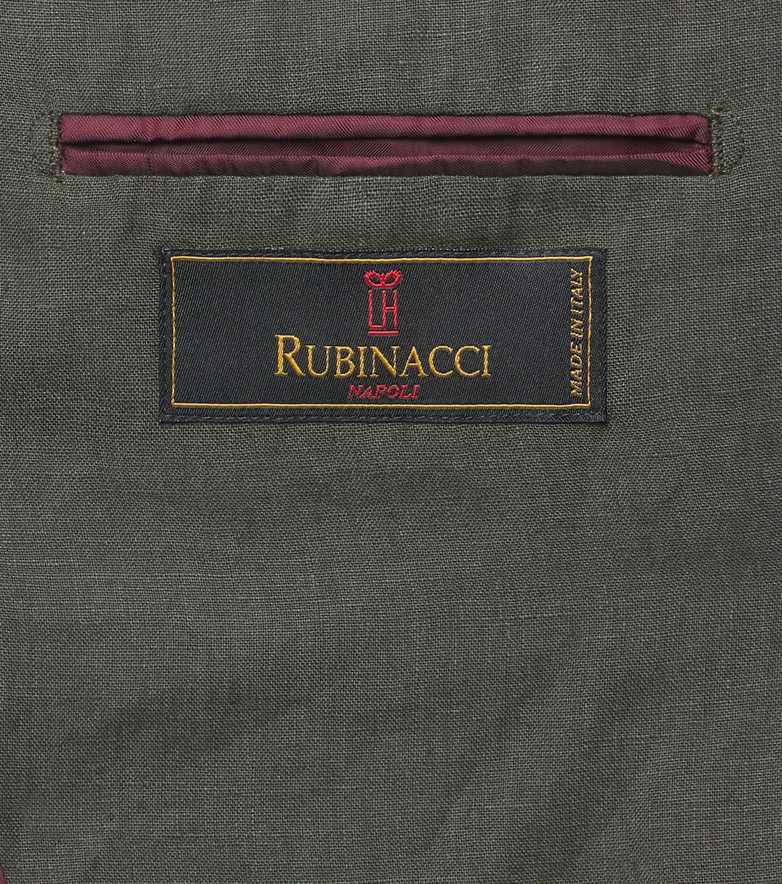 Rubinacci - Single-breasted linen blazer