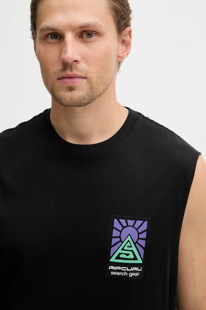 Rip Curl топ мъжки от памук SEARCH DAWN MUSCLE