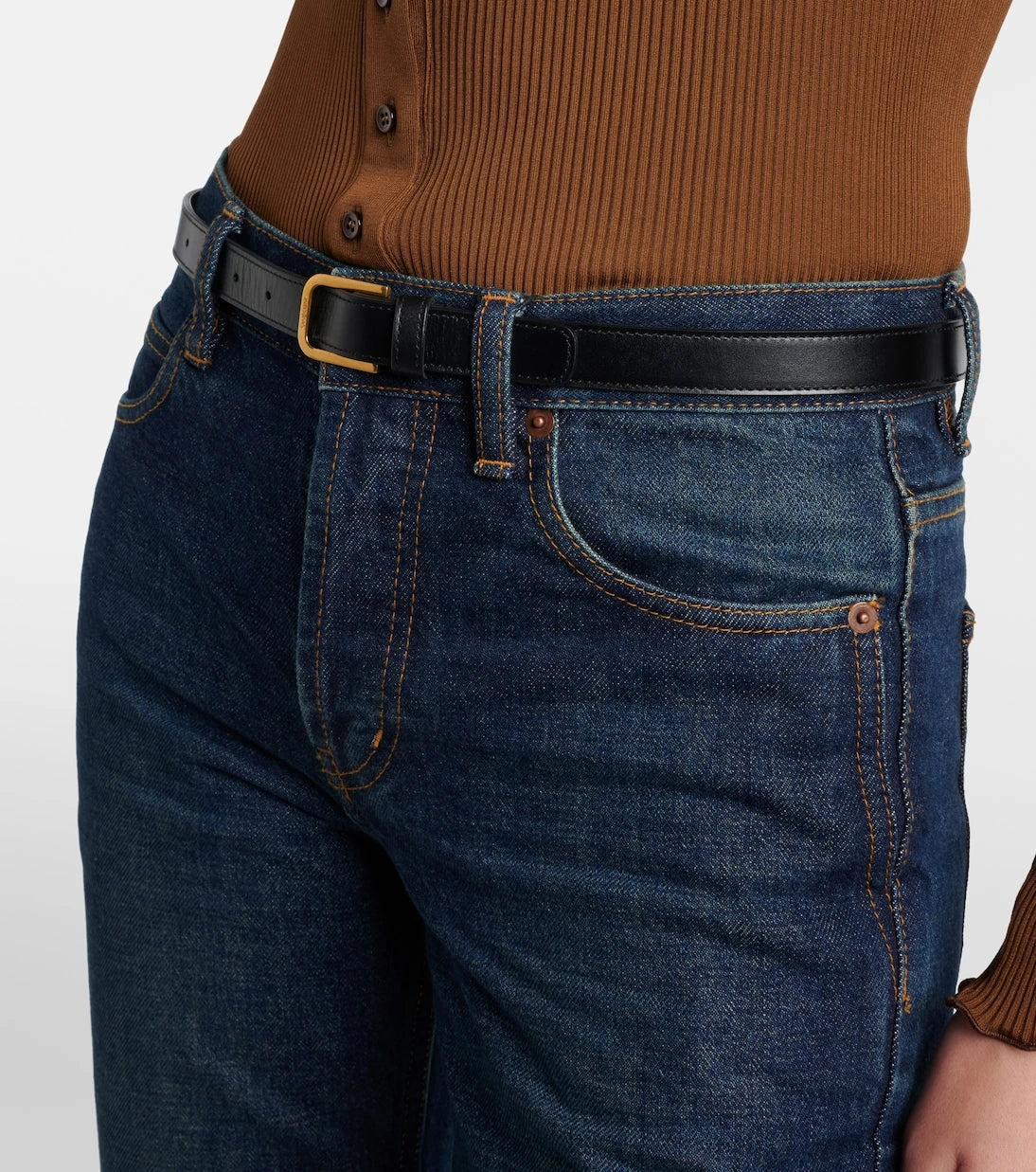 Saint Laurent - Leather belt