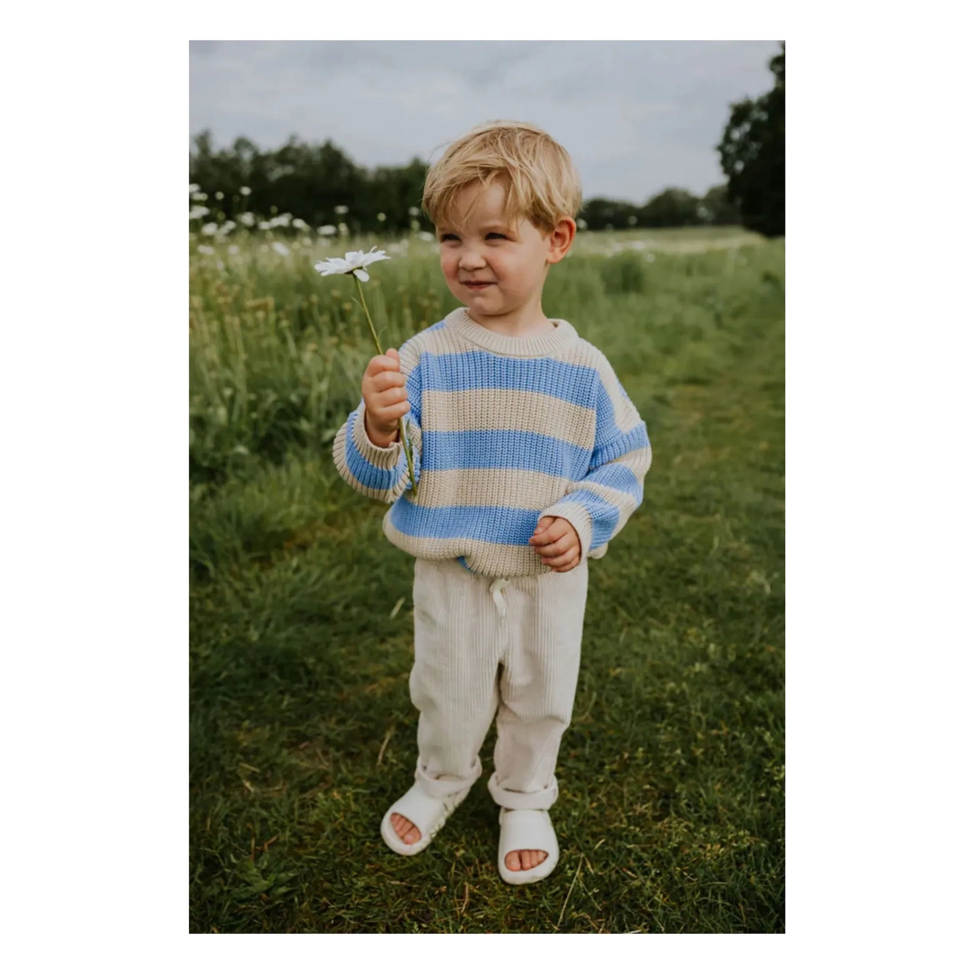 Yuki - Organic corduroy pants | Ivory