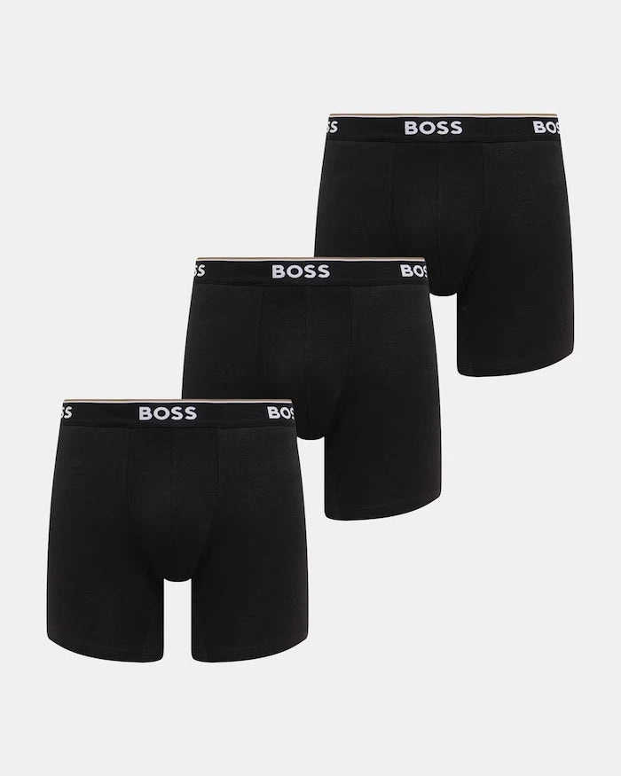 BOSS Erkek Pamuklu Elastan Boksör 3'lü