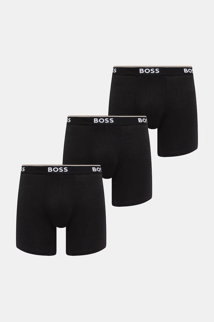 BOSS Erkek Pamuklu Elastan Boksör 3'lü