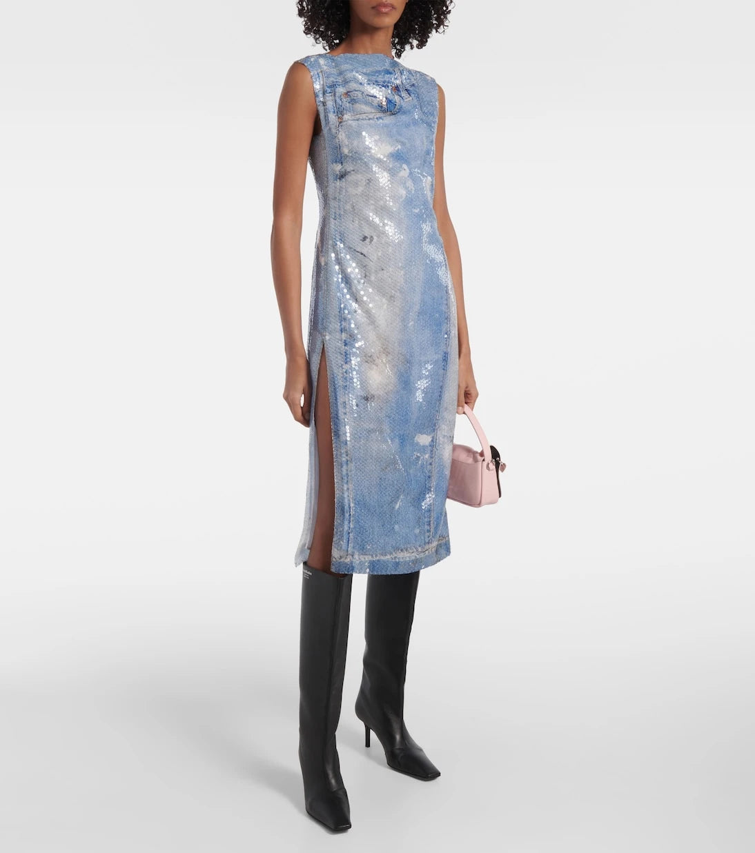 Acne Studios - Sequined printed midi dress