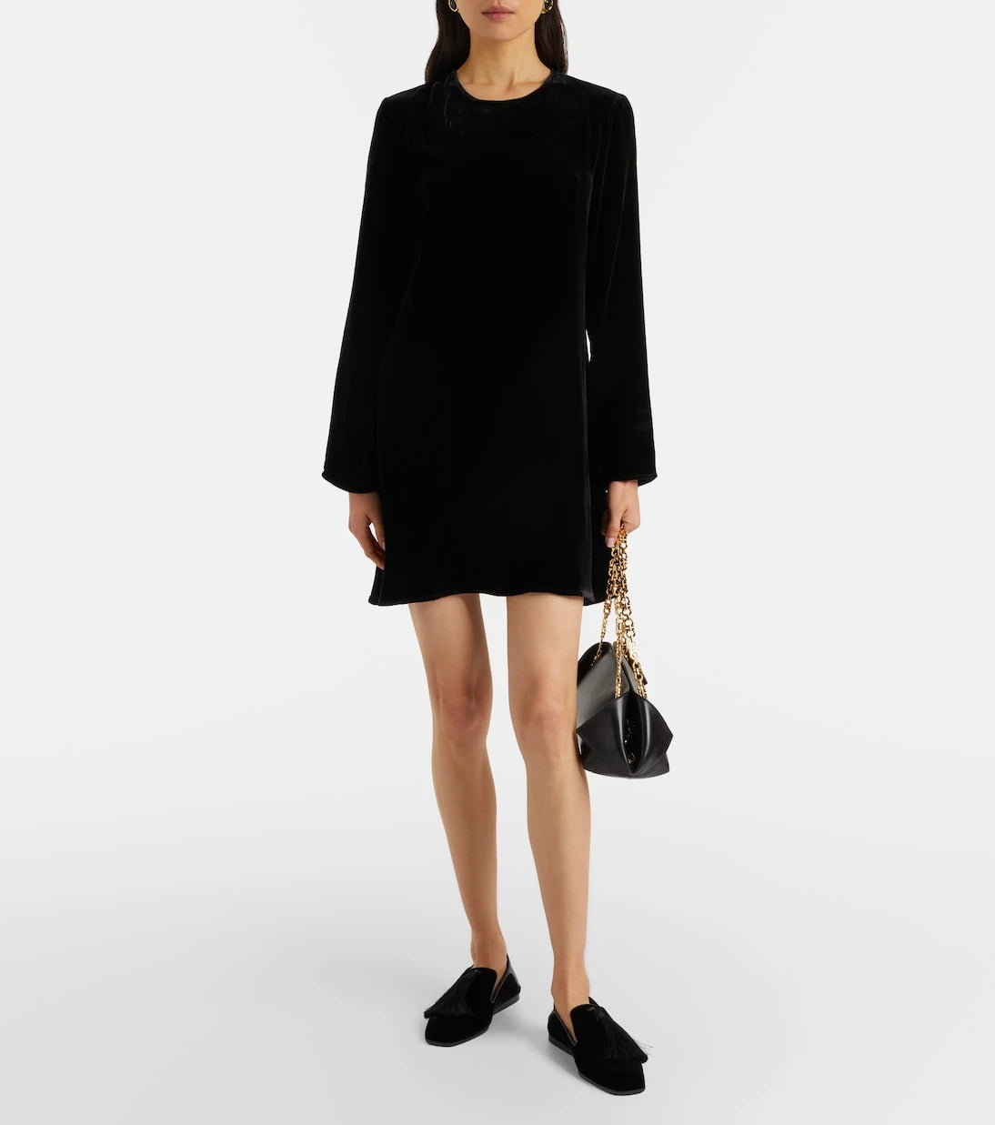 Asceno - Larissa velvet minidress