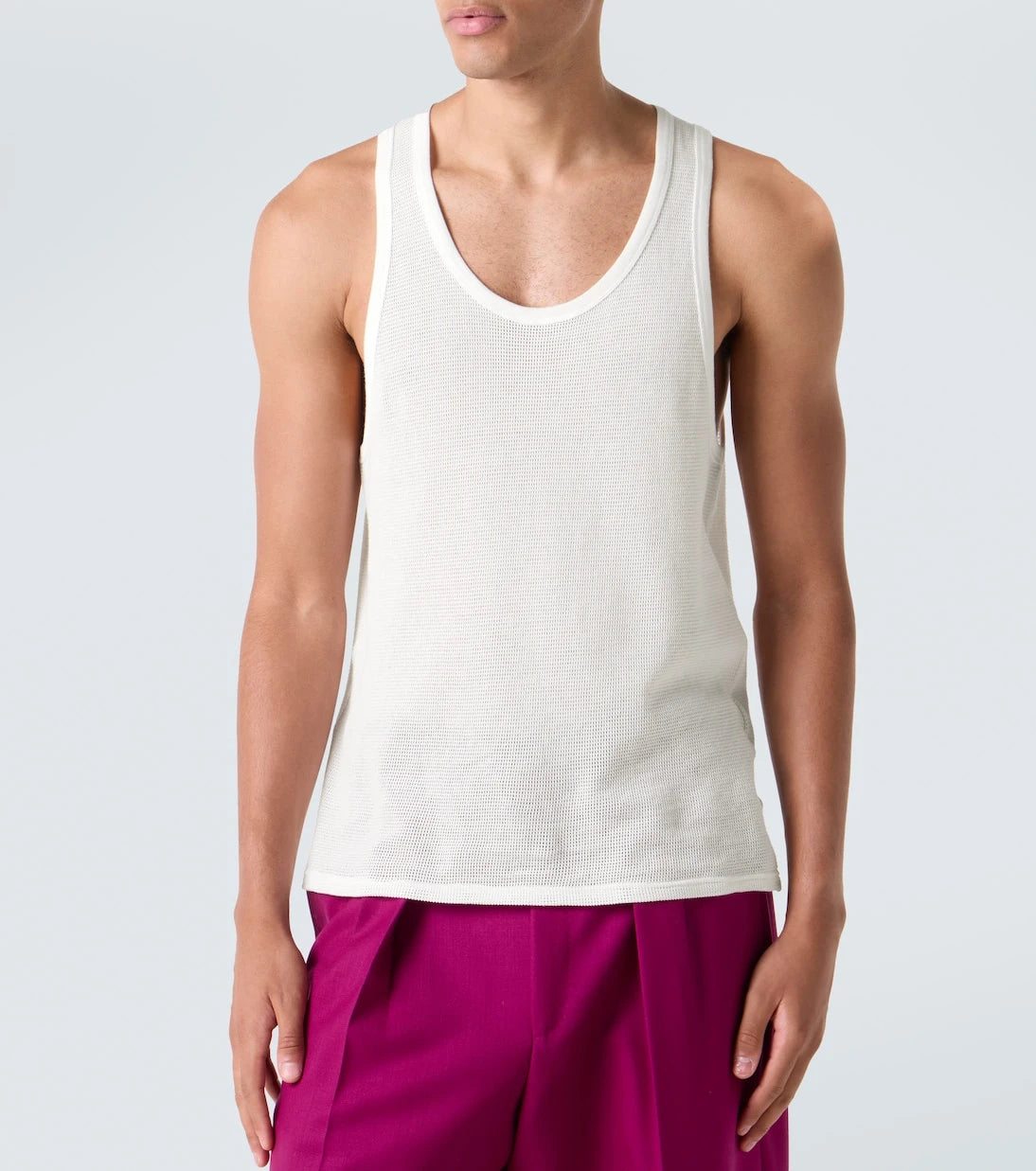 Tom Ford - Semi-sheer cotton tank top