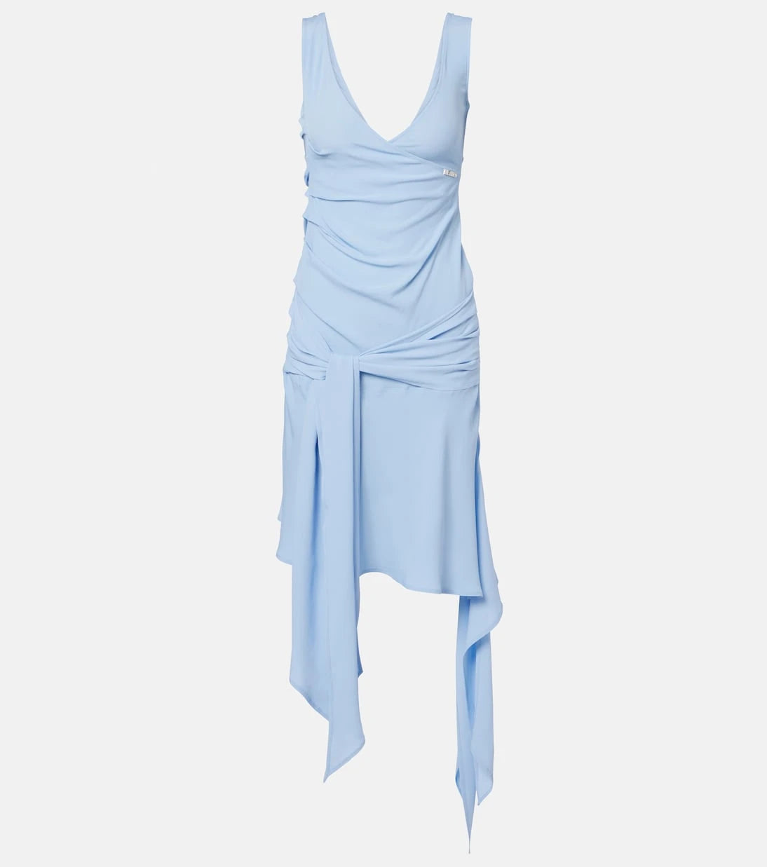 The Attico - Draped crêpe minidress