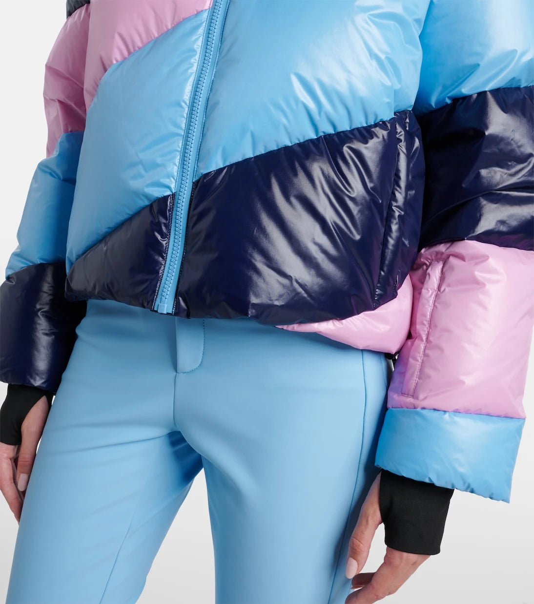 Perfect Moment - Mojo striped down ski jacket