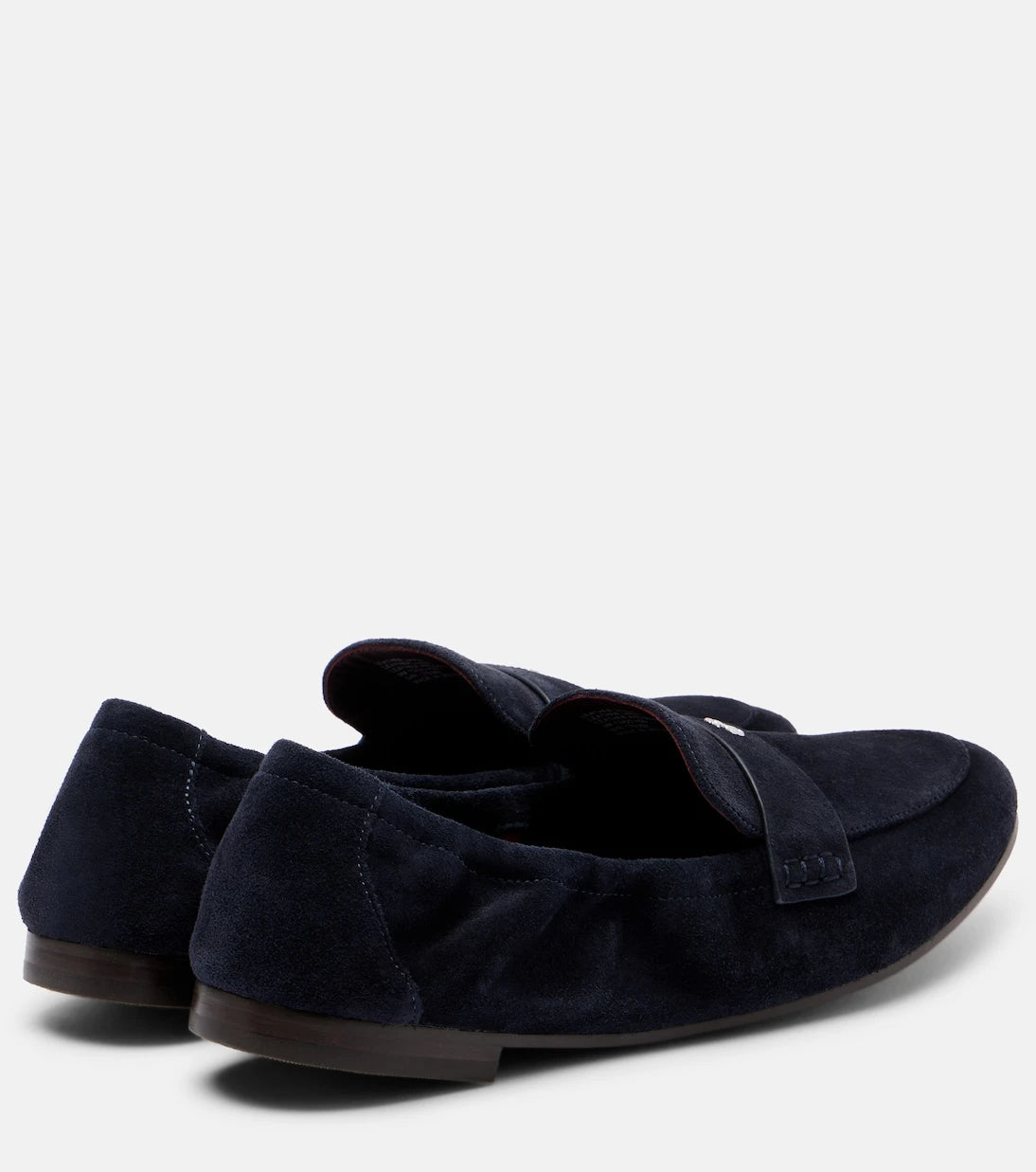 Tory Burch - Logo suede loafers