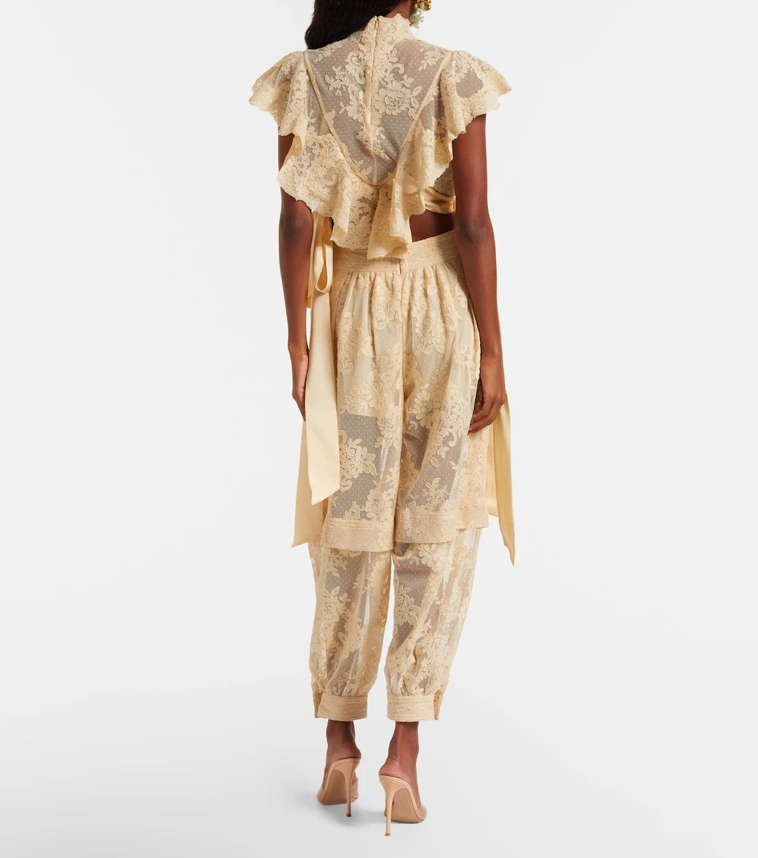 Zimmermann - Hipnotik Katmanlı Dantel Varil Paça Pantolon