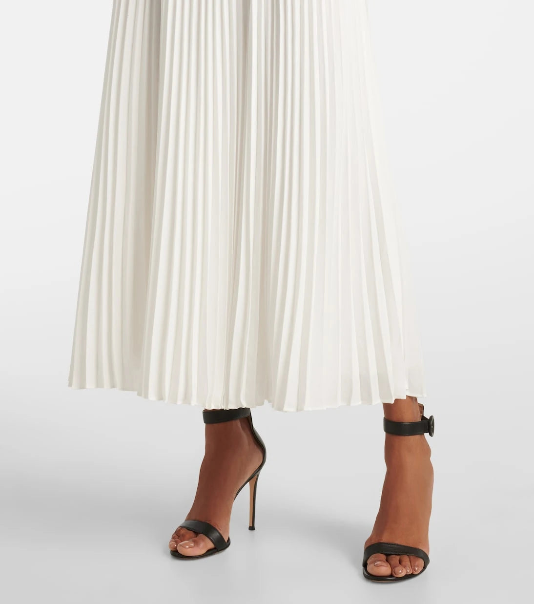 Simkhai - Arie strapless faux leather midi dress