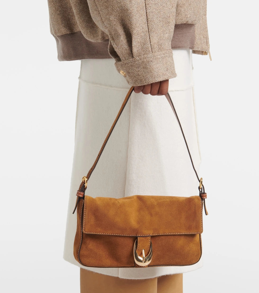 Staud - Harlow suede shoulder bag