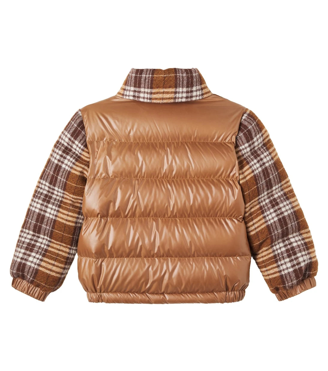 Moncler Enfant - Vabi checked wool down jacket