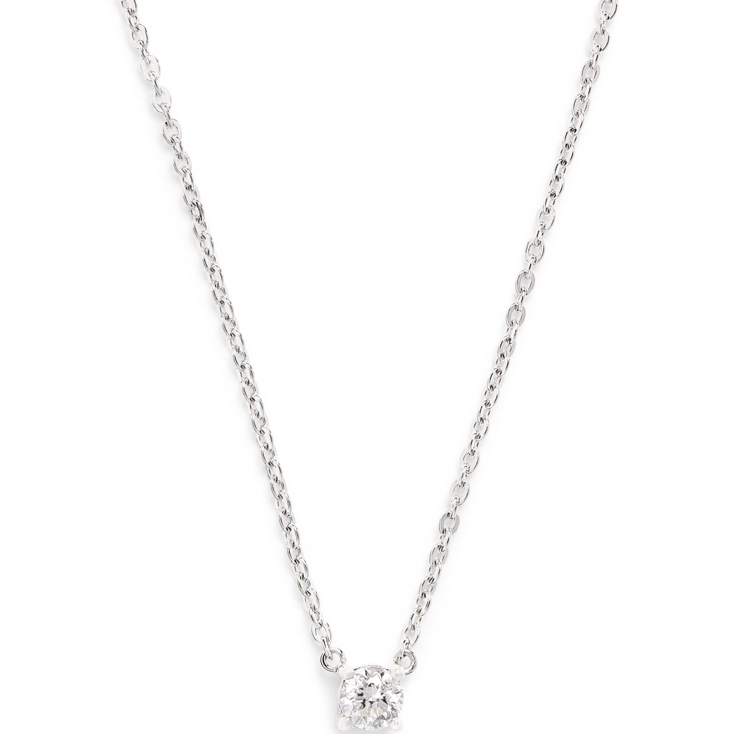 White Gold and Diamond Pendant Necklace (0.25ct)