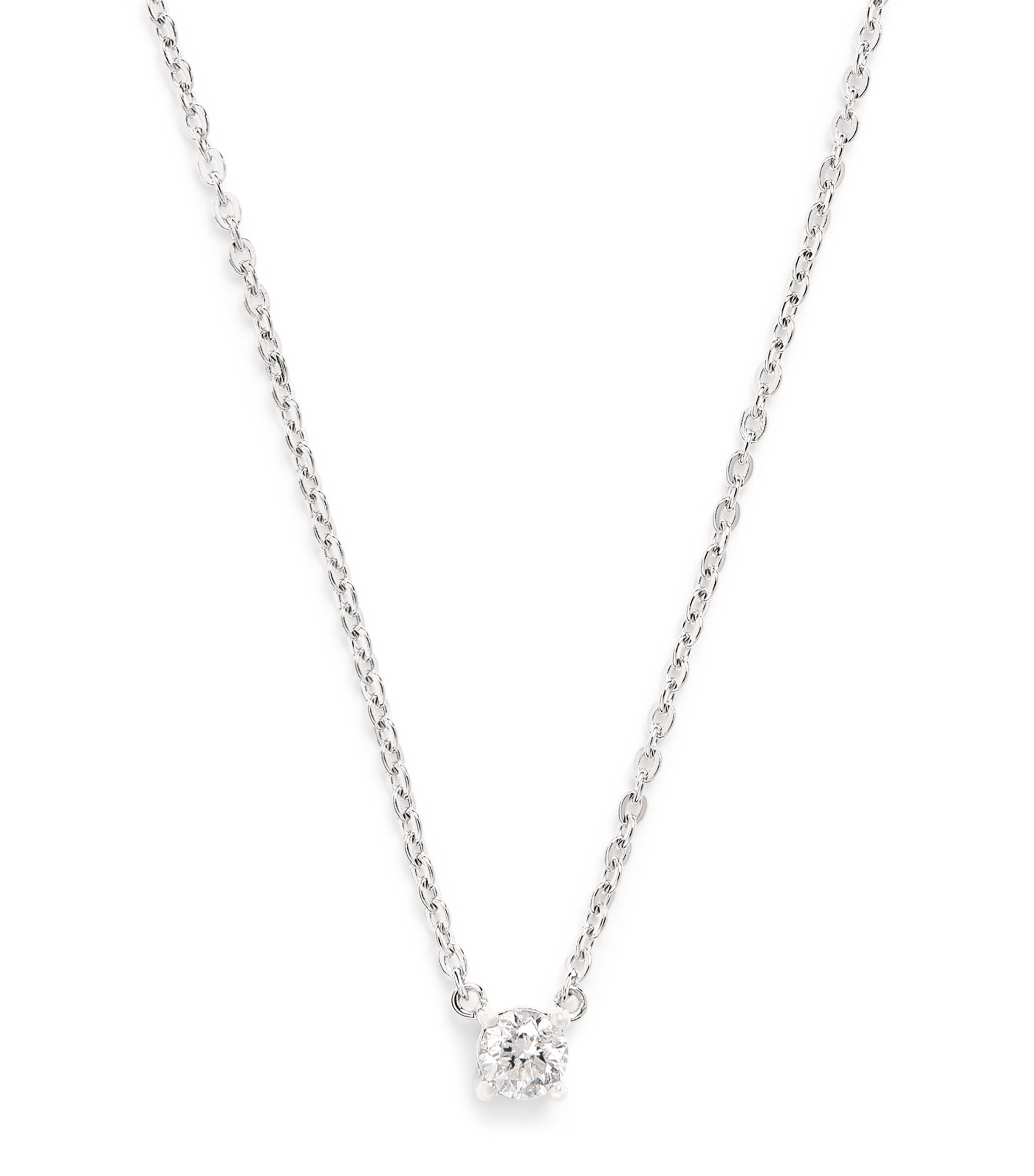 White Gold and Diamond Pendant Necklace (0.25ct)