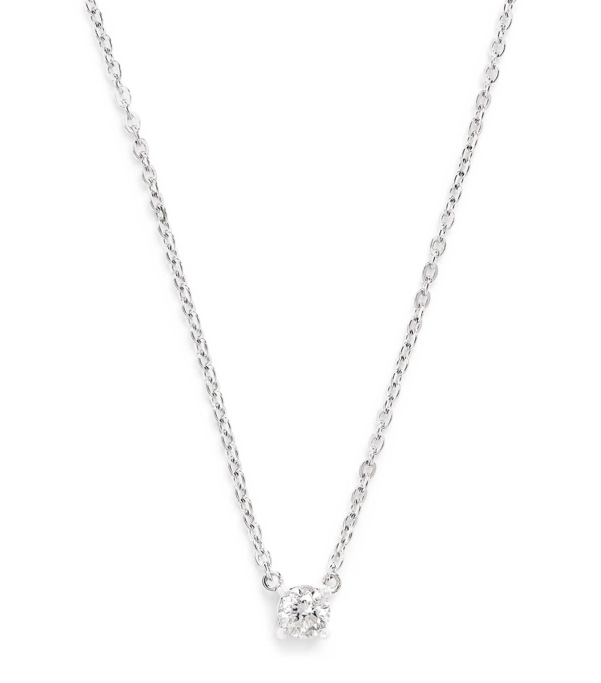 White Gold and Diamond Pendant Necklace (0.25ct)