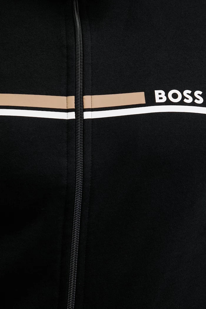 BOSS Erkek Pamuklu Fermuarlı Sweatshirt Authentic Jacket Z