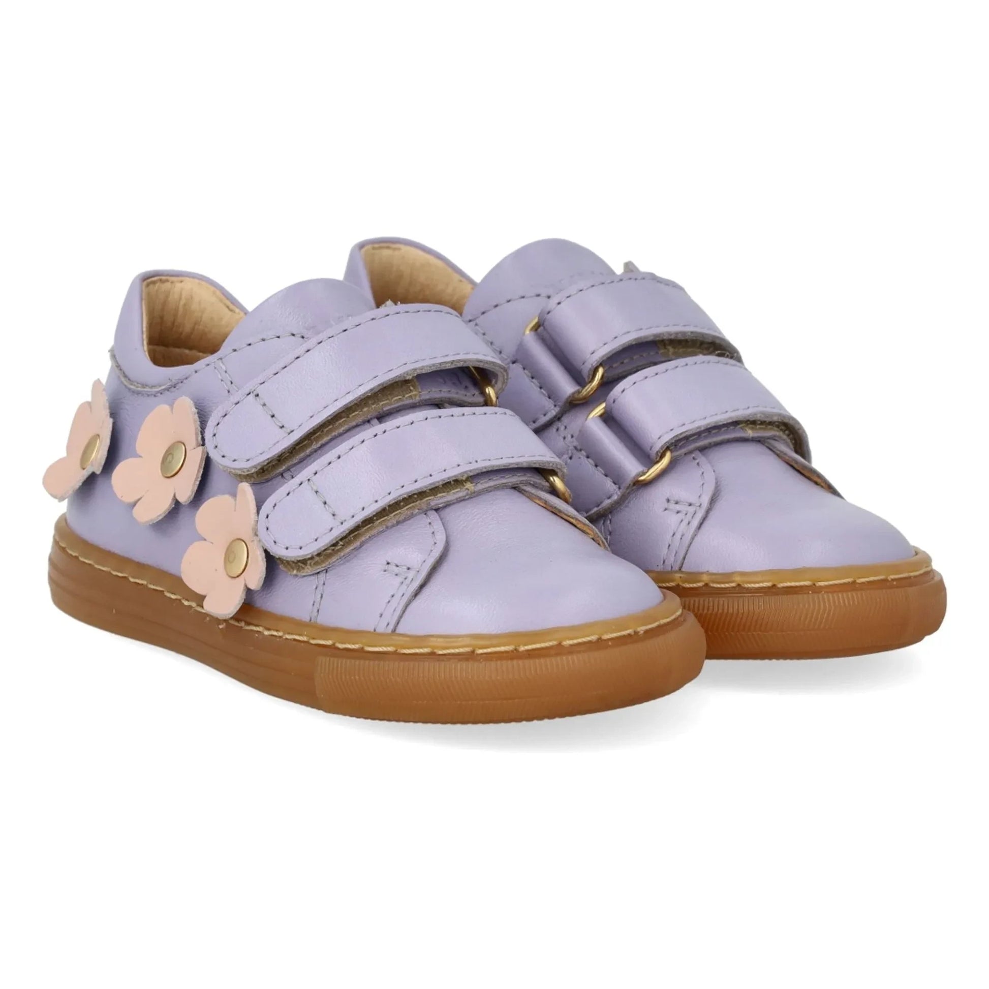 Angulus - Double Scratch Flower Sneakers | Lilac