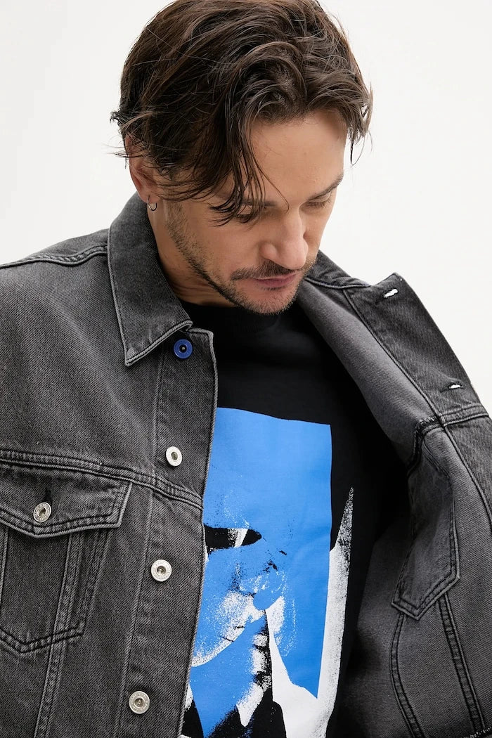 Karl Lagerfeld Jeans Kot Yelek