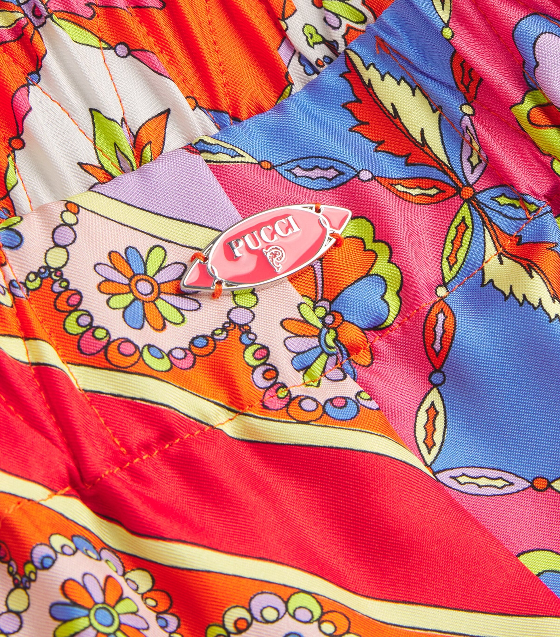 Multi Silk Festa Print Shorts