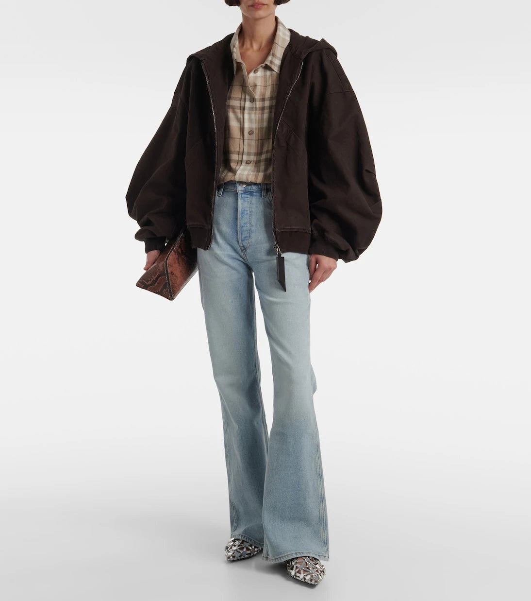 Re/Done - The Riding Jean high-rise flared jeans