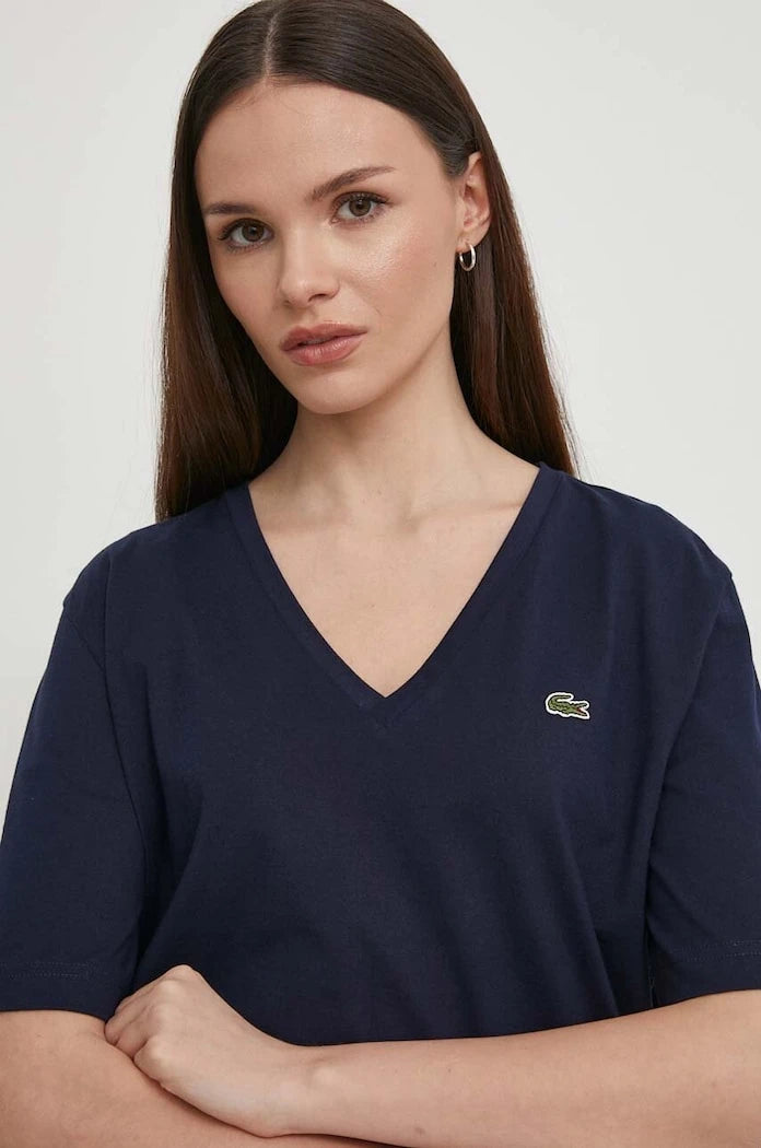 Lacoste тениска basic дамска от памук