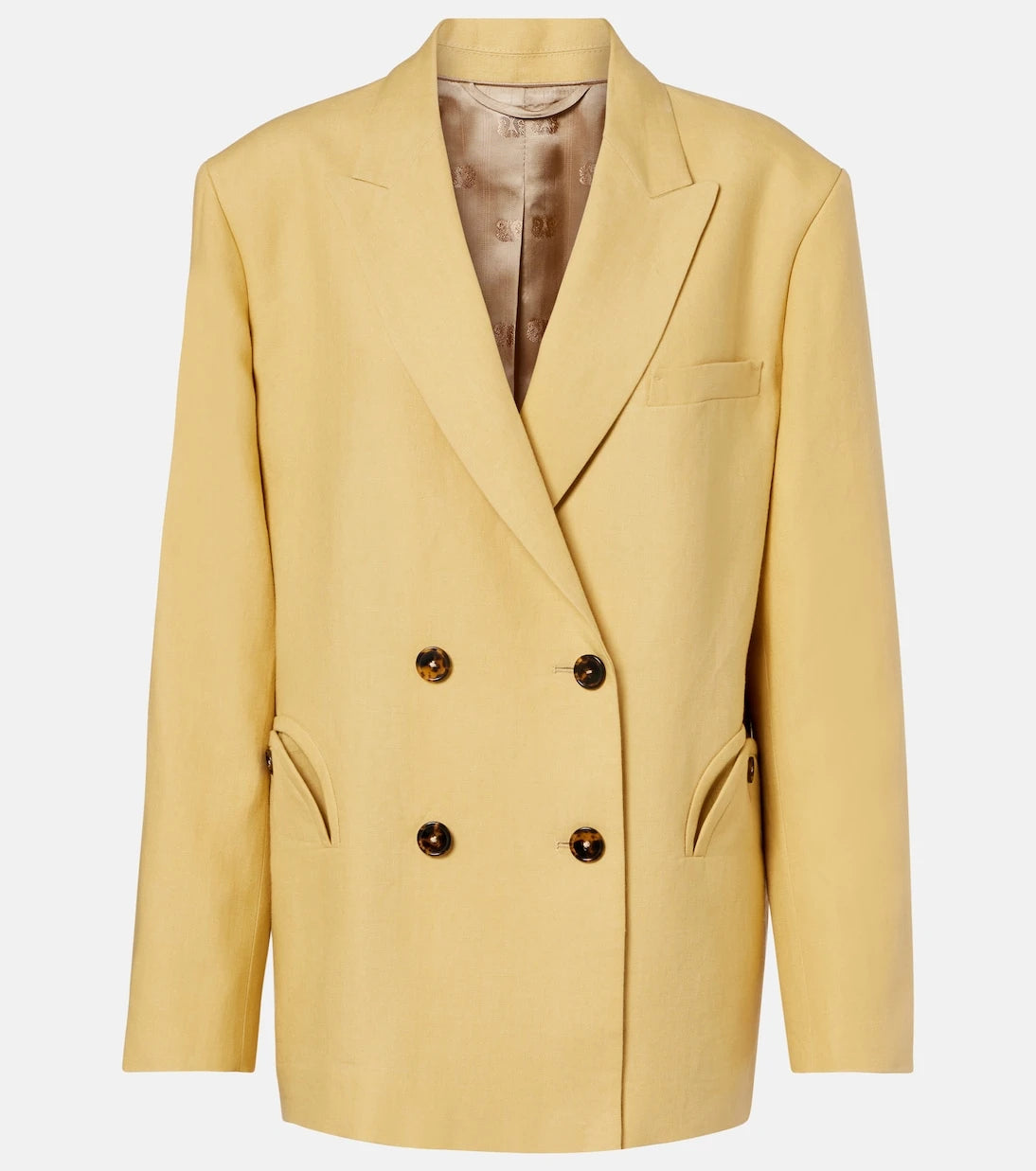 Blazé Milano - Nightbreak double-breasted linen blazer
