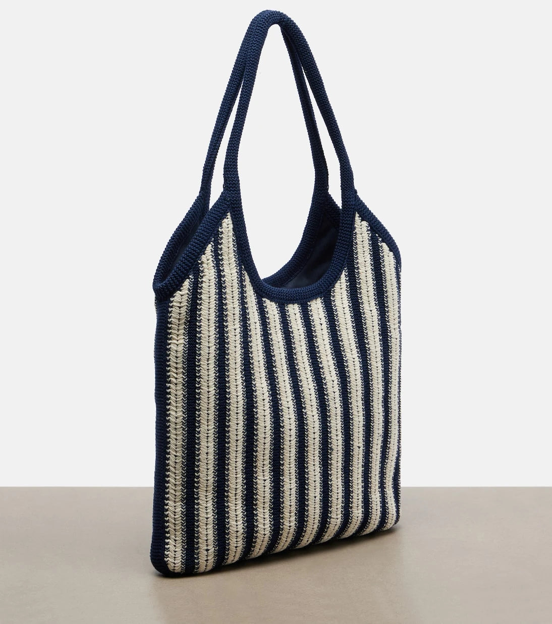 Miu Miu - Ivy striped crochet shoulder bag