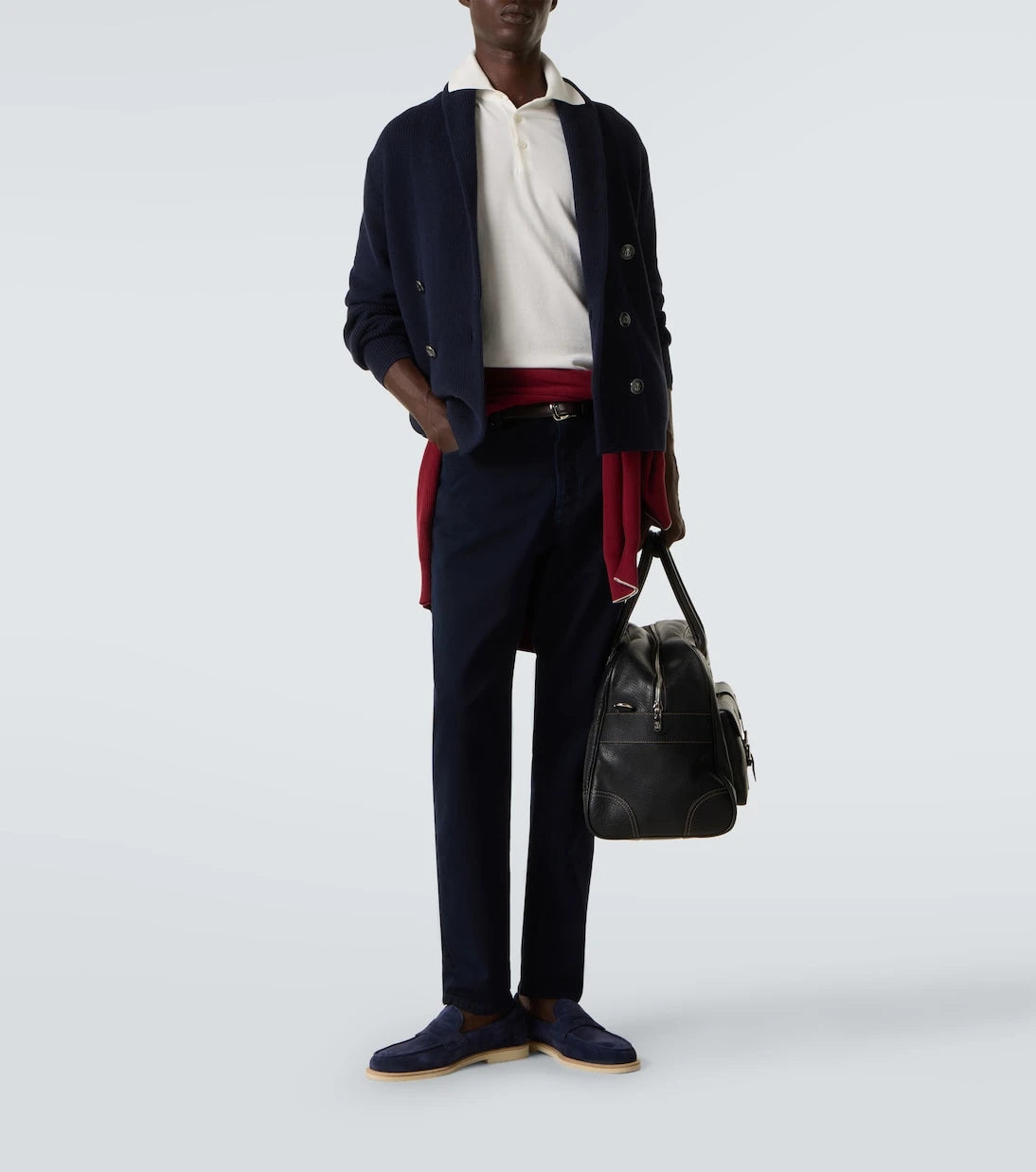 Brunello Cucinelli - Suede penny loafers